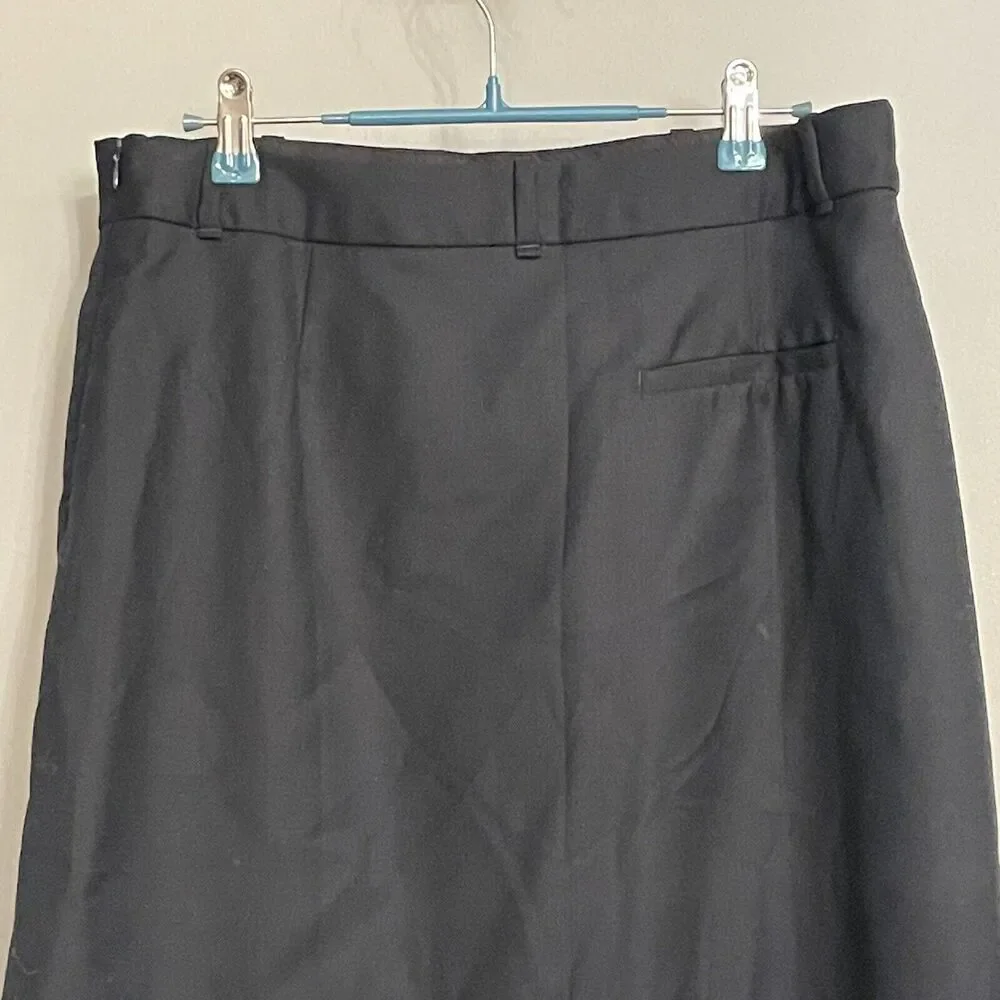 LL Bean Skirt 100% Wool Straight Classic‎ Fit Lined Women’s Sz 10 NWOT